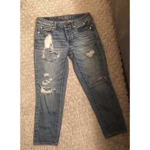 AE Boy Crop Distressed Jeans